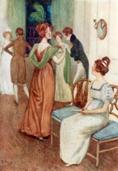 Illustration für Stolz und Vorurteil von Jane Austen